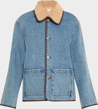 Still Here Townes Reversible Denim Jacket