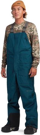 Dakine mens Stoker Gore-tex 3l Snow Bib - Waterproof With Recco, Pfas-free, Fully Taped Seams, Schrund Blue, L
