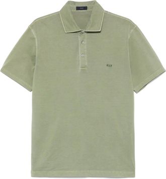Fay Polo in jersey - Verde