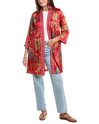 Johnny Was Silk-Blend Kimono