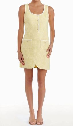 Amanda Uprichard Caligari Dress In Yellow