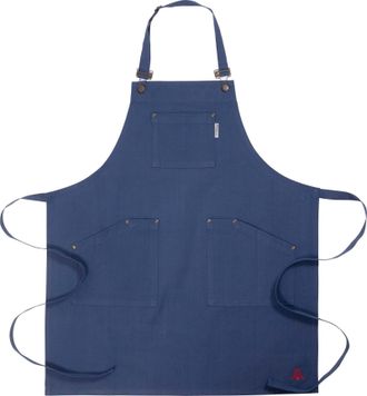 KAF Home Cat Cora Stain Proof Adjustable Chefs Apron, 28 x 36-Inch