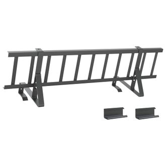 vidaXL Protecci&oacute;n De Nieve Para Techo Antracita 800 X 29,5 X 34,5 Cm Vidaxl