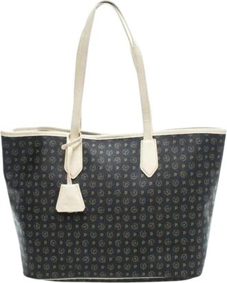 Pollini Iconische Heritage Schoudertas met Afneembare Pouch - Dames - Shoppers - Zwart - ONE Size - Tassen