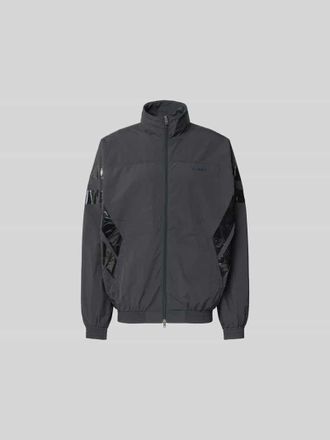VETEMENTS Trainingsjacke mit Stehkragen in Black, Gr&ouml;&szlig;e XL
