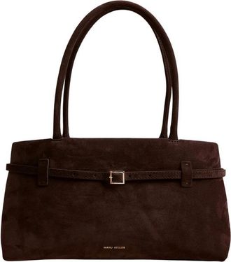 Manu Atelier Le Cambon East West Suede Bag