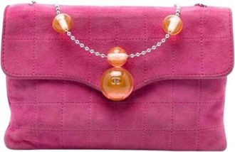 Chanel Pre-owned Shoulder Bags, female, Pink, Size: ONE SIZE Pre-owned Vintage Shoulder Bag