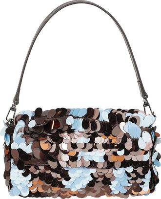 Staud Timmy Sequin Embellished Shoulder Bag
