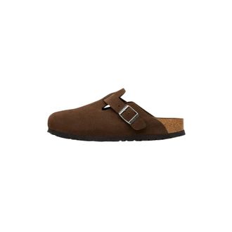 Birkenstock Mules, male, Brown, Size: 9 US Boston Soft Footbed