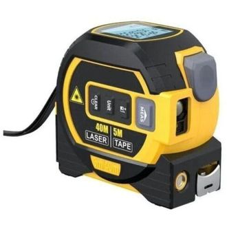 OEM Medidor De Distancia L&aacute;ser Digital 3 En 1 Con L&iacute;nea Cruzada, Tel&eacute;metro L&aacute;ser Digital De 131 Pies, Cinta M&eacute;trica De 16 Pies Con Retroiluminaci&oacute;n Lcd Pa