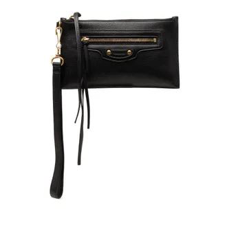 Balenciaga Pre-owned Balenciaga Grained Calfskin Neo Classic Pouch XS Ladies 6Q1XB5T5X4SHG46W