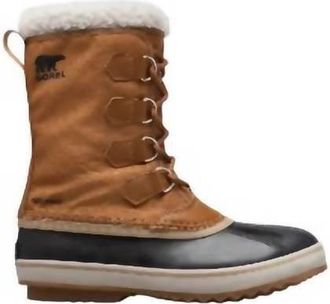 Sorel Mens 1964 Pac Nylon Waterproof Winter Boots In Camel Brown, Black