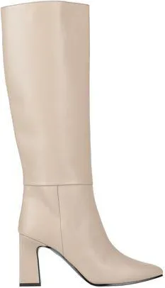 Bottes beige cuir on sale