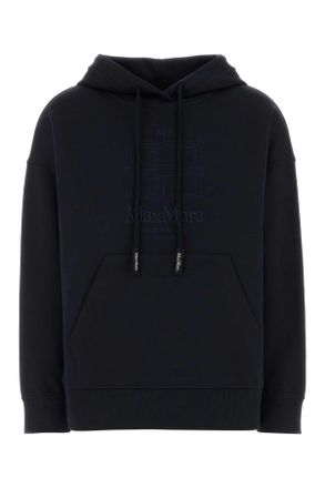 Max Mara Midnight Blue Cotton Blend Andrea Sweatshirt