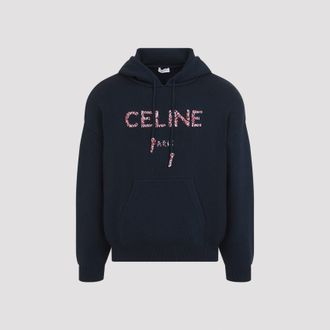 Celine Felpa con cappuccio in maglia Celine