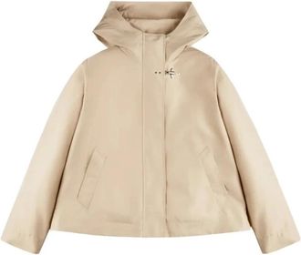 Fay Short Parka - Dames - Zomerjassen - Beige - XS - Polyester - Jassen
