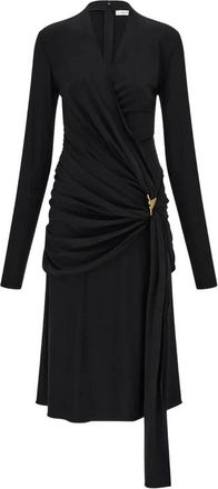 Ferragamo Dress Ferragamo - female - Ferragamo - Wrap Dresses - Black - XS - Dresses