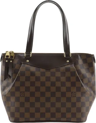 Louis Vuitton Damier Brown Damier Canvas Tote Bag (Pre-Owned)