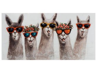 Schubiger M&ouml;bel Bild Trendige Lamas