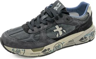 Premiata Mase 25 8014 - Heren - Sneakers - Blauw - 44 EU - Leer - Schoenen