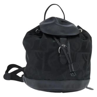 Ferragamo Pre-owned Backpacks, female, Black, Size: ONE SIZE Pre-owned Nylon Backpack
