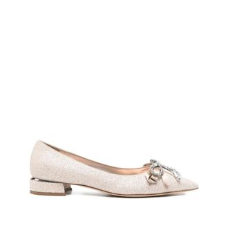 Jimmy Choo London Pumps, female, Yellow, Size: 8 1/2 US Auria Flat