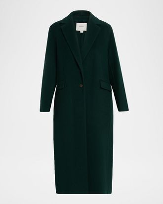 Vince Cashmere-Wool Single-Breasted Coat