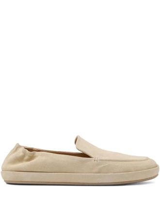 Mars&egrave;ll Scatopelle gathered slip-on loafers - Toni neutri