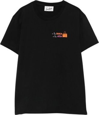 MC2 Saint Barth Camiseta Emilie - Tops - Mujer - Negro - XS