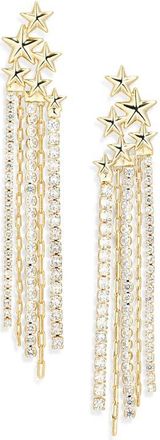 Kendra Scott Cassidy Statement Drop Earrings in Gold White at Nordstrom
