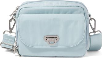 Baggallini Coastal Flip Lock Camera Bag Crossbody in Pool at Nordstrom