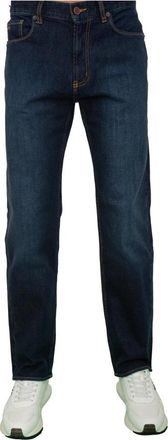 Emporio Armani Denim Broek met 5 Zakken - Heren - Slim Fit Jeans - Blauw - W31 - Denim - Jeans