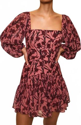 Hutch Dahlia Mini Dress In Rosewater Orchid