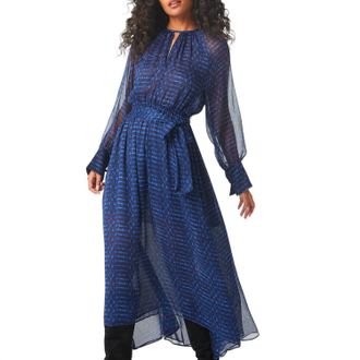 Misa Paloma Dress In Midnight Shibori