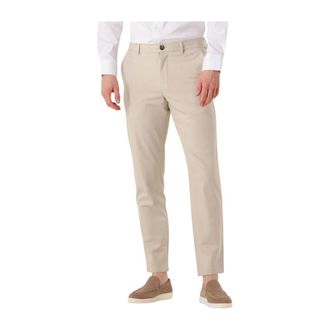 Selected Heren, Broeken, Beige, Maat: W33 L34