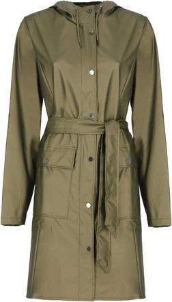 Rains Chaqueta Curve W - Jackets - Mujer - Verde - XS