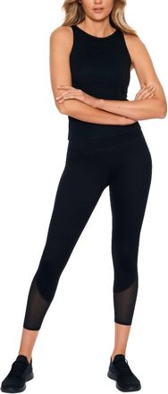 Miraclesuit Sport Mesh Performance Leggings In Black