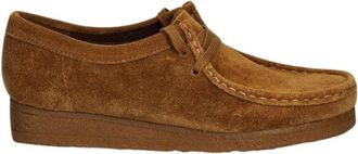 Clarks Wallabee - Dames - Veterschoenen - Bruin - 39 EU - Leer - Schoenen