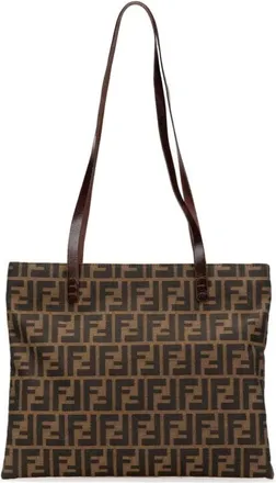 Fendi Pre-owned Tote Bags, female, Brown, Size: ONE SIZE Pre-owned Elegant Tote Bag