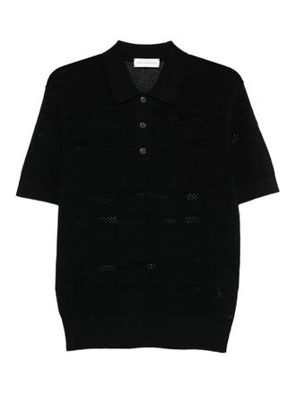 Dries Van Noten Mesh Polo Shirt By