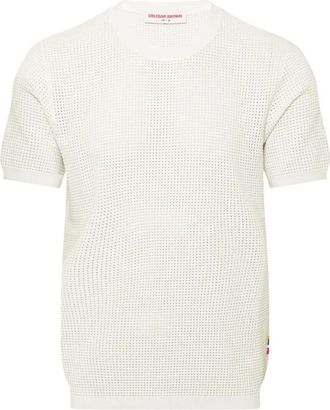 Orlebar Brown T-shirt in maglia - Bianco