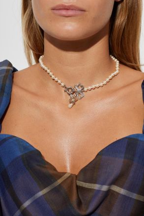 Vivienne Westwood Rigoberta Necklace, Womens, Cream