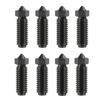 OEM Boquillas De Acero Endurecido De 8 Piezas Para Anycubic Kobra S1, Resistentes A Altas Temperaturas De 0,2/0,4/0,6 Mm. Kit De Boquillas Para Anycubic K