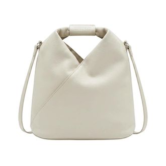 Maison Margiela Japanese Crossbody Tas - Dames - Tassen - Beige - Maat: ONE Size Zijde