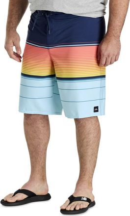 O'Neill Big & Tall Lennox Stripe Board Shorts in Sky Blue at Nordstrom, Size 48Big