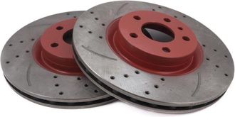 OEM Discos De Freno ms Sport-extreme 2 Uds. Delanteros Izq./der. Alfa Romeo 147, 156, 164, Gt, Gtv, Spider, Fiat