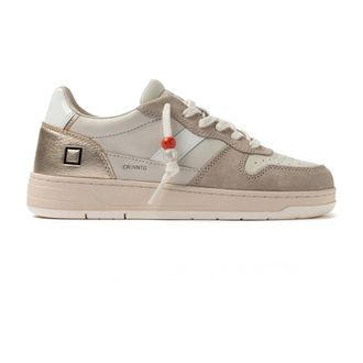 D.A.T.E. Sneakers, female, Beige, Size: 10 US Court 2.0