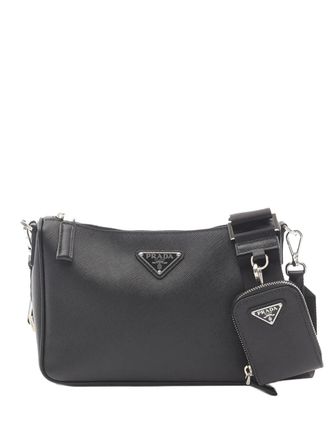 Prada 2013-2025 Saffiano shoulder bag - Black