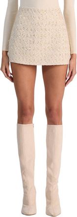 Alice & Olivia Alice + Olivia Rubi Low-Rise Micro Skirt