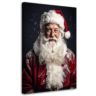 Feeby Cuadro En Lienzo, Pap&aacute; Noel Regalos Invierno Navidad, 80x120